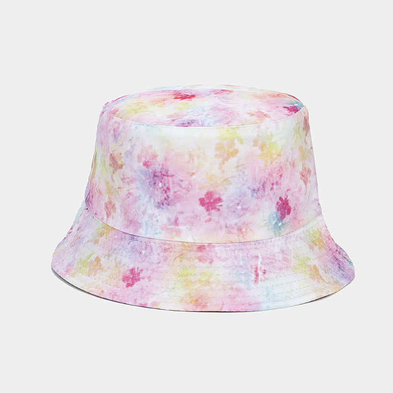 Sombrero de cubo reversible de patrón floral de algodón de algodón al por mayor