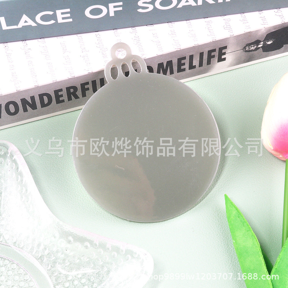 Wholesale 10pcs/ pack Acrylic Christmas Ornaments Decoration DIY Craft Christmas Tree Ornaments Patches