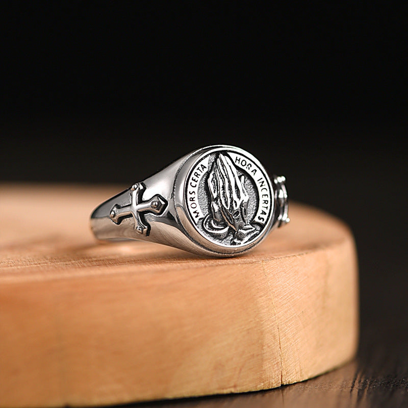 Wholesale Creative Vintage Thai Silver Fashion Open Adjustable Ring
