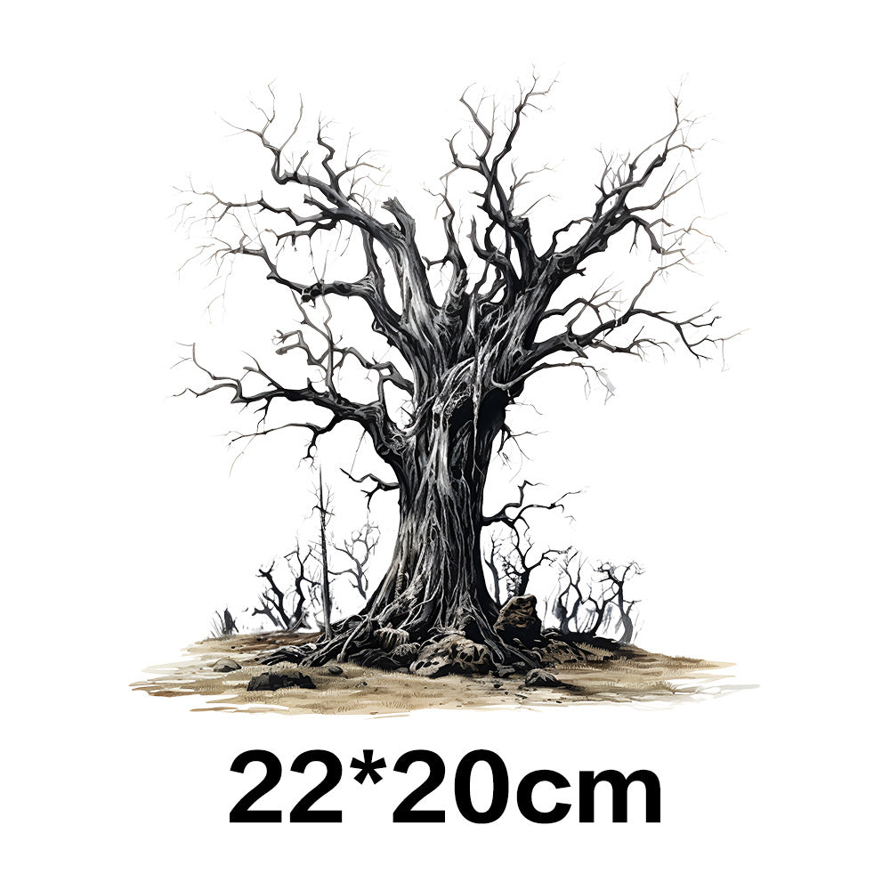 Wholesale 10pcs Halloween Black and White Horror Series UV DTF Ready to Press Transfers Wraps