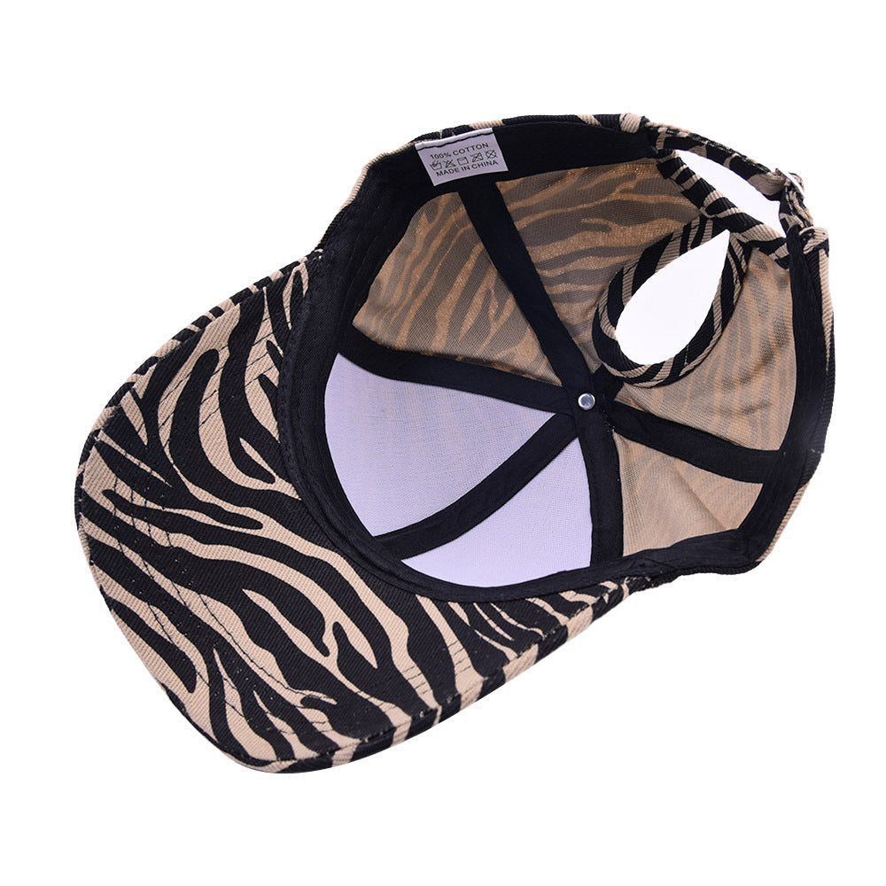 Capilla de béisbol de rayas de vaca de algodón al por mayor