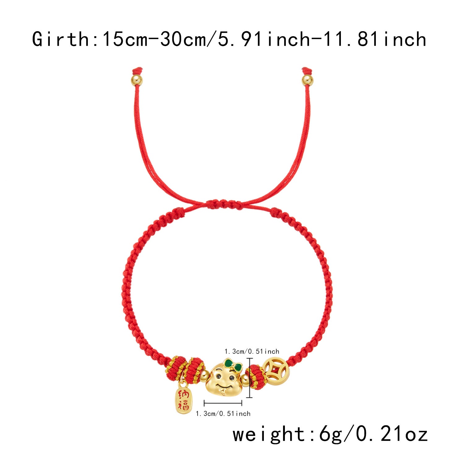 Wholesale Snake Year Zodiac Year Red String Bracelet for Bringing Fortune and Blessings