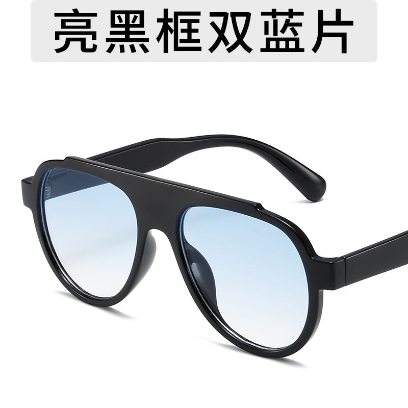 Wholesale Large frame leopard print sunglasses