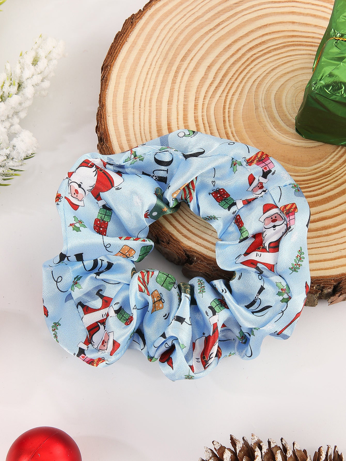 Wholesale Santa Claus Reindeer Christmas Tree Snowflake Snowman Hair Scrunchies