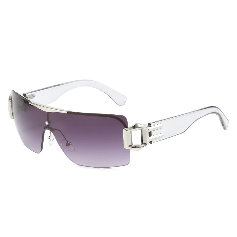 Wholesale D-shaped Stylish 3D Y2K Sunglasses