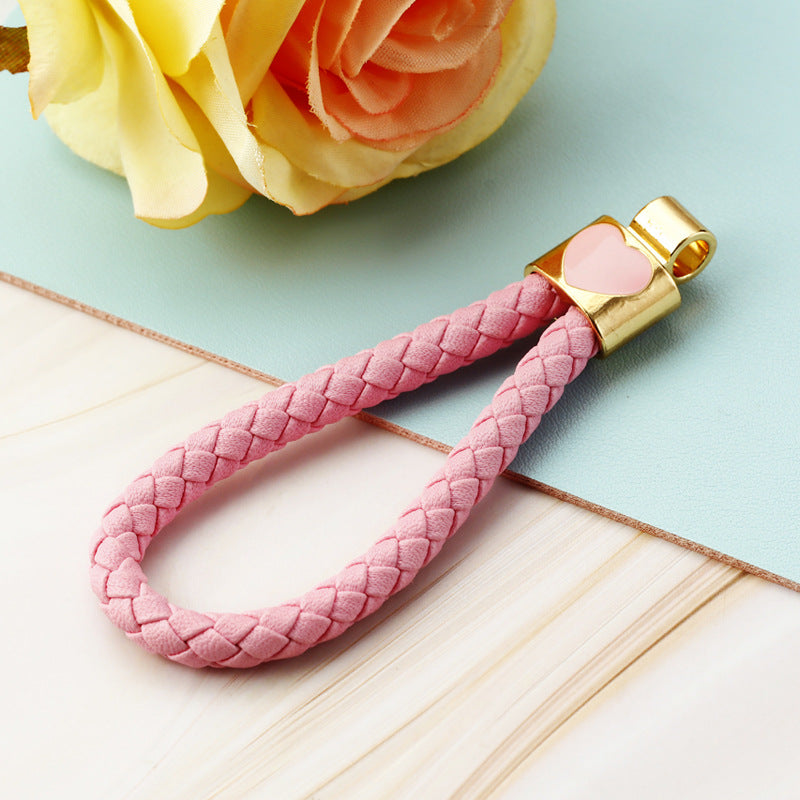 Wholesale Rhinestone Lemon Design Car Keychain Bag Charm Trendy Gift Accessory