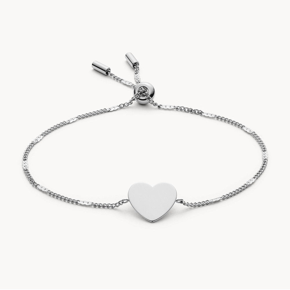 Wholesale Stainless Steel Love Pull Buckle Electroplated Round Brand Bracelet