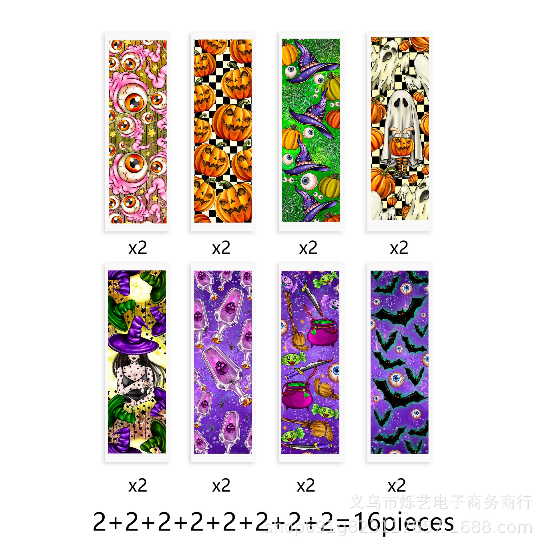 Wholesale 18/24pcs Autism Christmas  suit UV DTF Transfer Crystal Pen Sticker