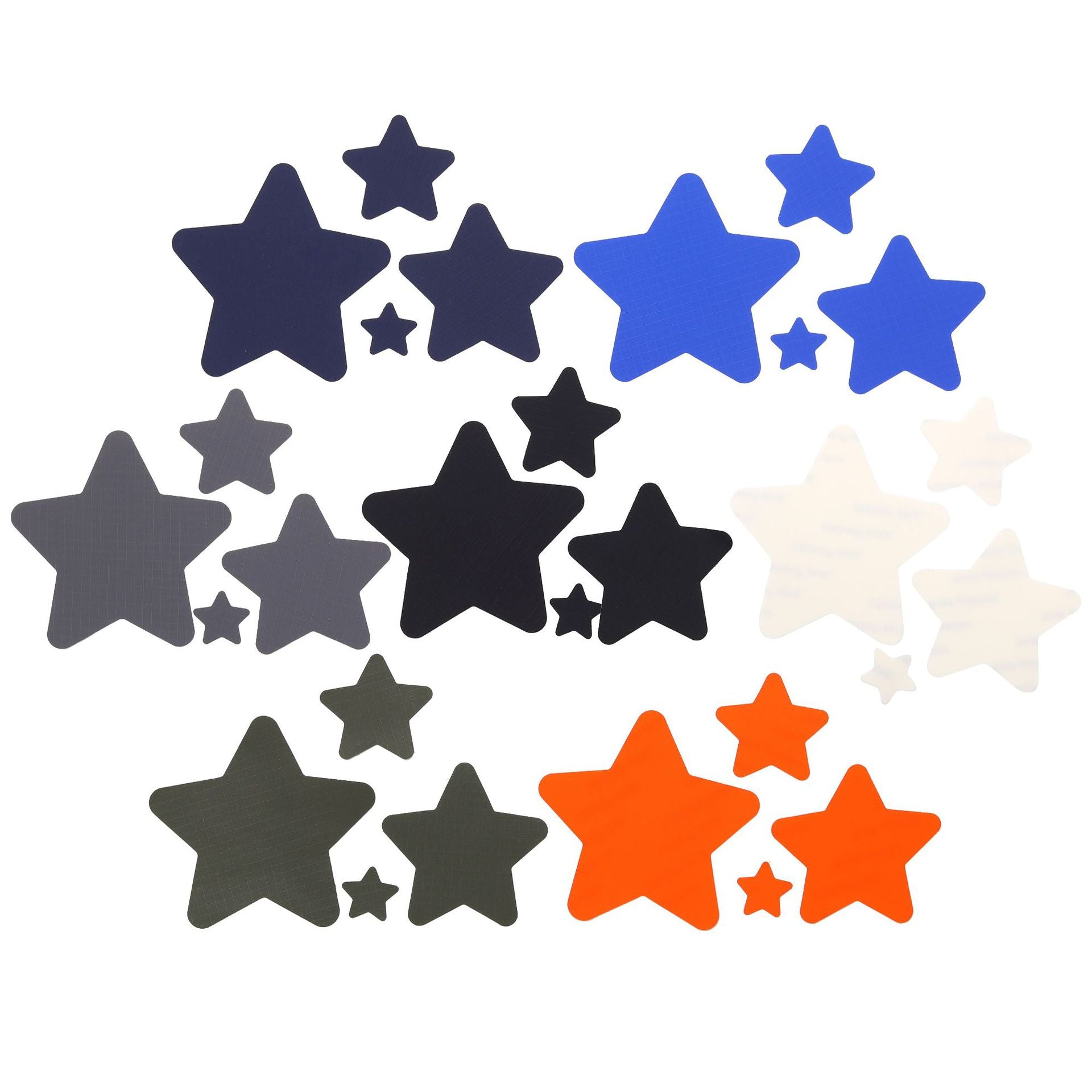 Wholesale Sapphire Blue Nylon Self Adhesive Repair Patches 11 Pack No Sew Waterproof Fabric For Coats Raincoats Tents Down ets Everyday Home Travel Gift