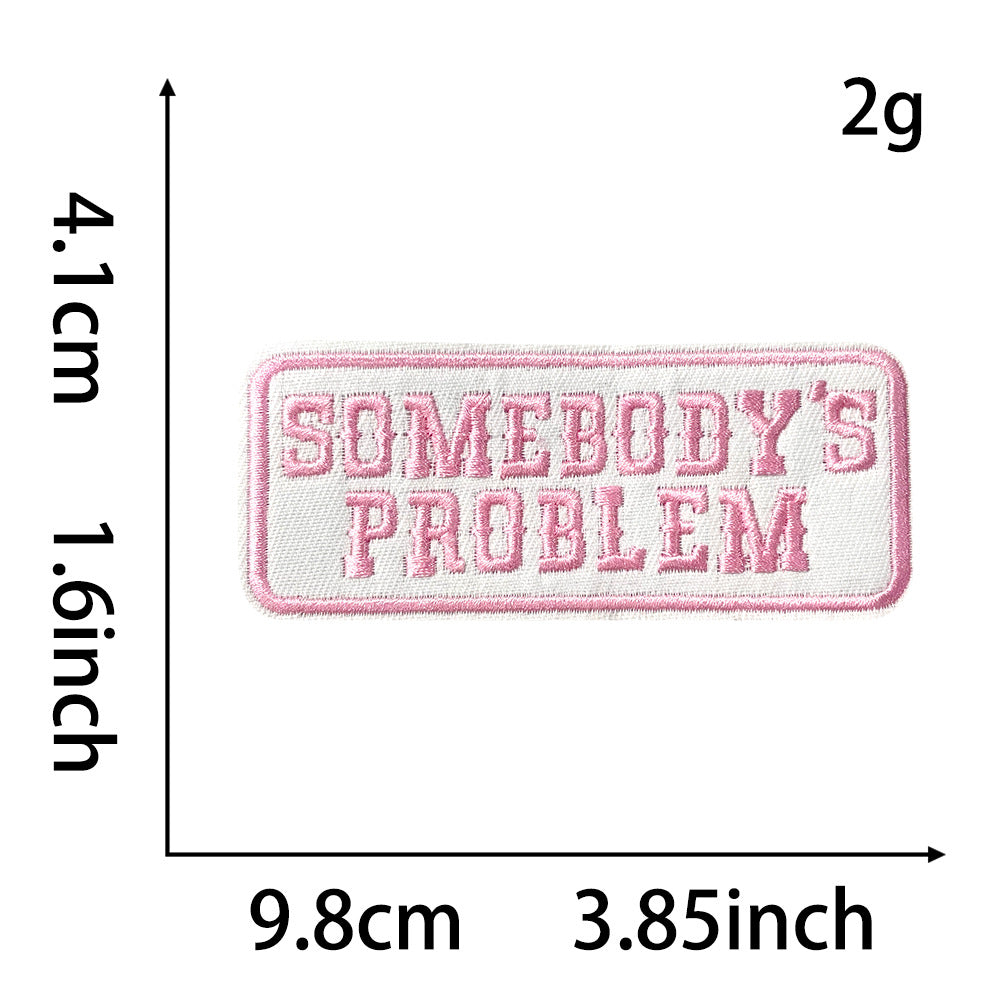 Wholesale Chic Retro Text Embroidered Patch With Iron On Backing Cowgirl Mama Stay Feral Excuse For Coat Craft And Fashion Accessory Resale