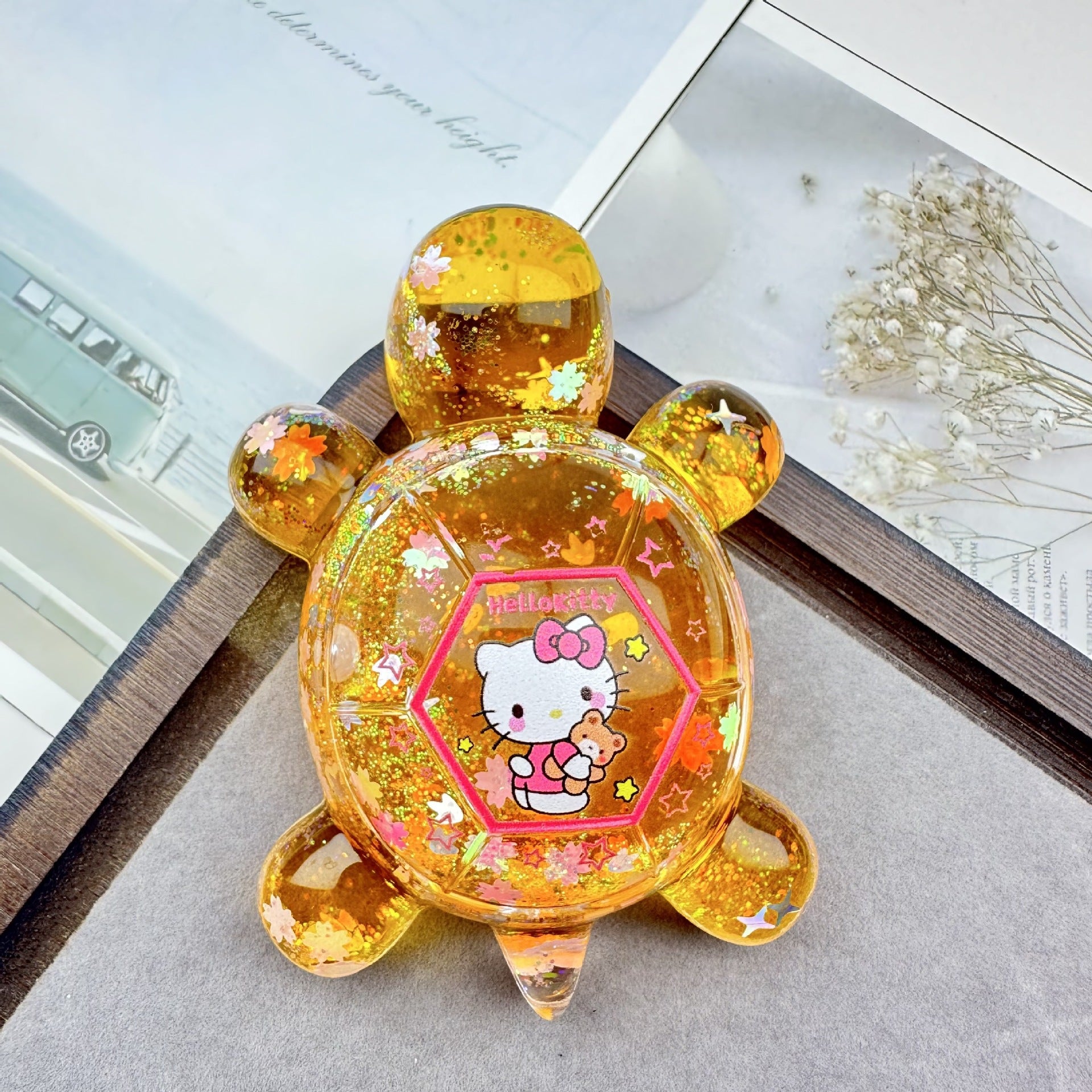 Wholesale quicksand turtle flash luminous accessories Decorations special
