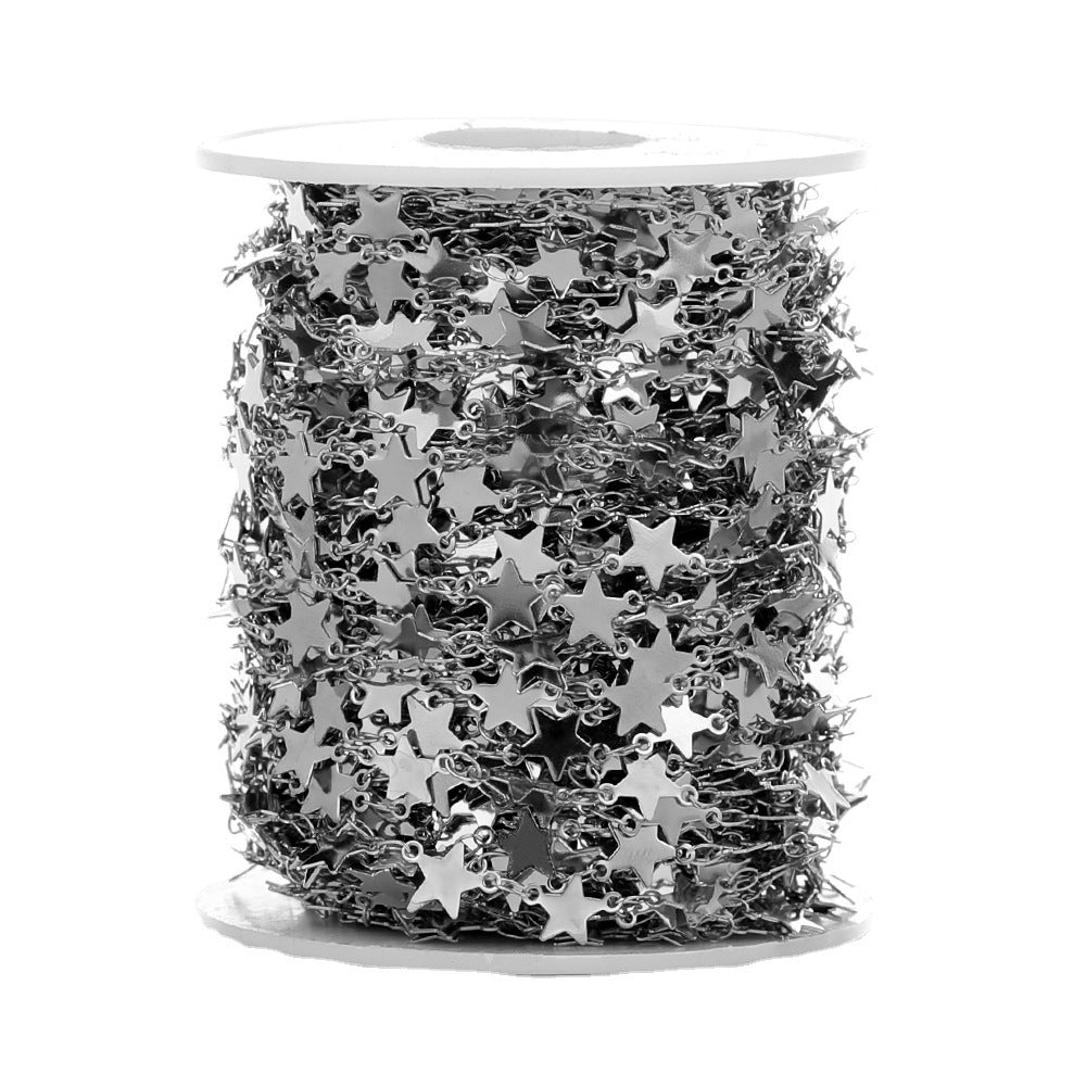 Wholesale DIY Stainless Steel Five-pointed Star Jewelry Chain
