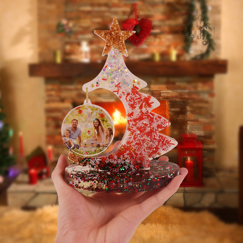 Wholesale DIY Resin Crystal Drop Glue Christmas Silicone Mold