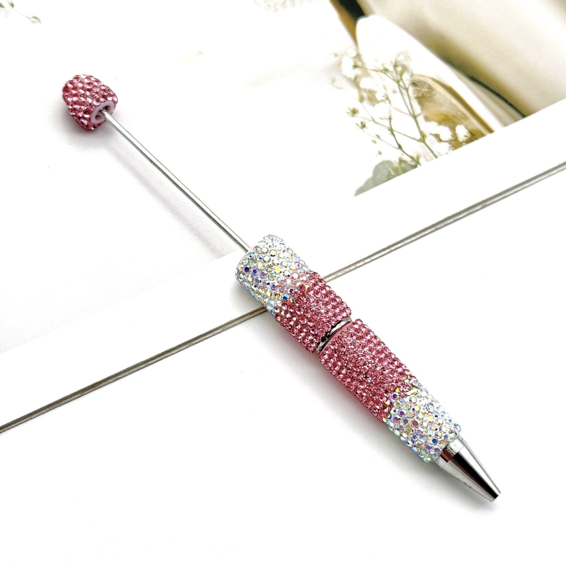Wholesale DIY gradient full drill pen diamond beadable pen