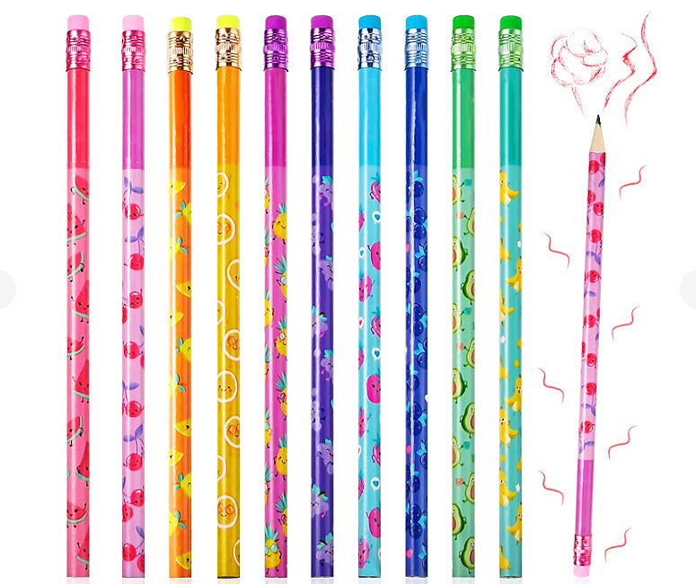 Wholesale 300pcs Fruit Cartoon Wooden Pencil