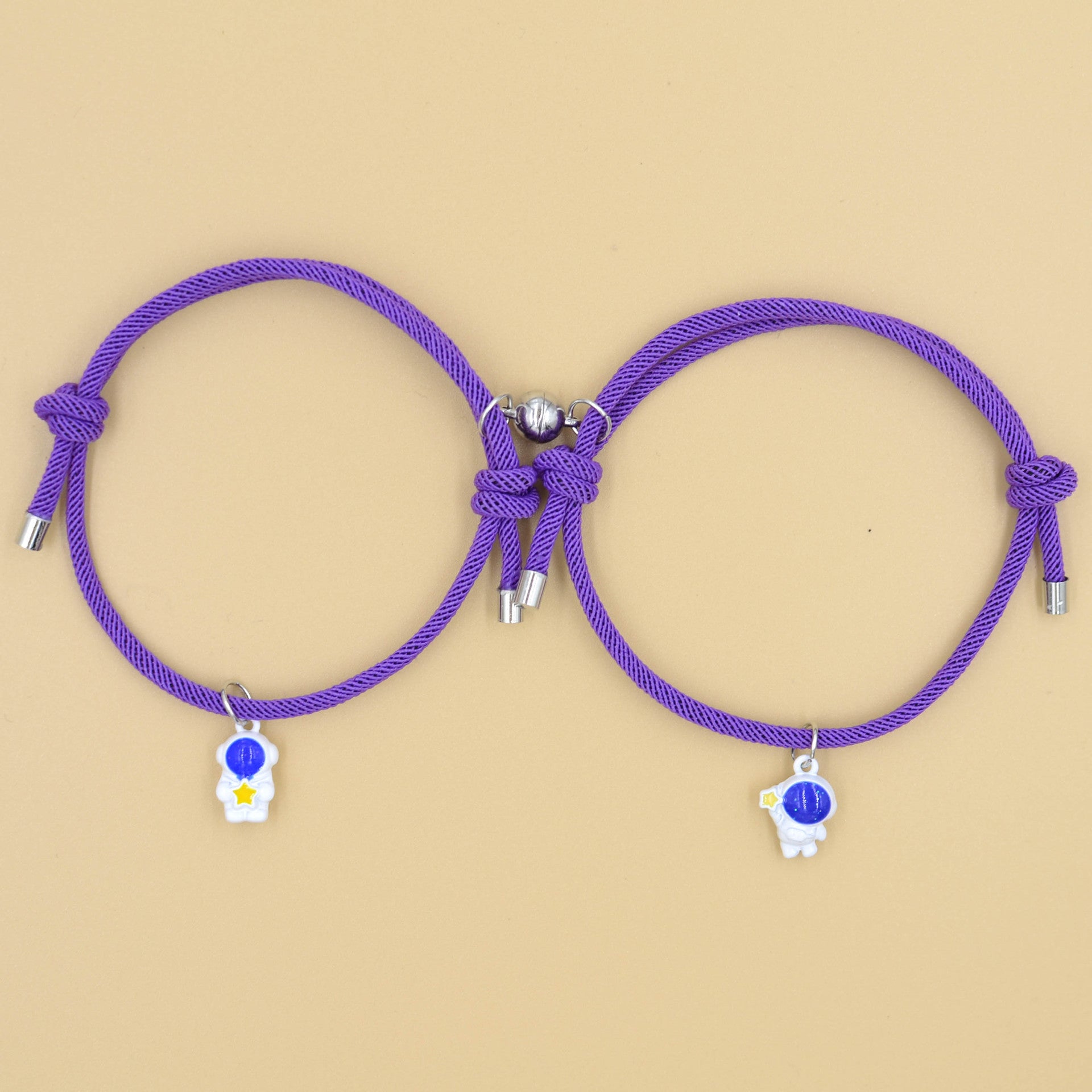 Wholesale Colorful astronaut couple commemorative bracelet