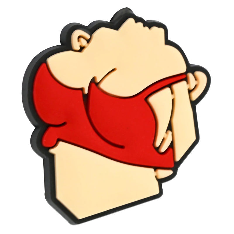 Wholesale  Random 100pcs/pack Valentine' s Day Beaded Series  Focal Beads