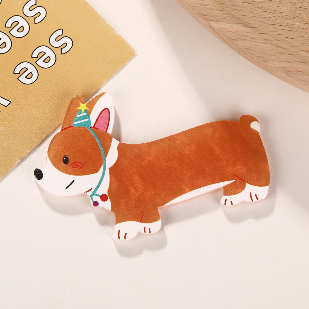 Wholesale 10pcs Cartoon cats and dogs Acrylic Flatback