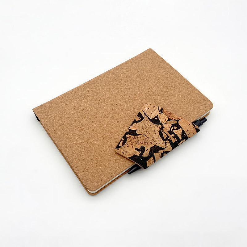 Wholesale A5 eco-friendly coffee grounds buckle notebook wheat straw splicing diary notepad