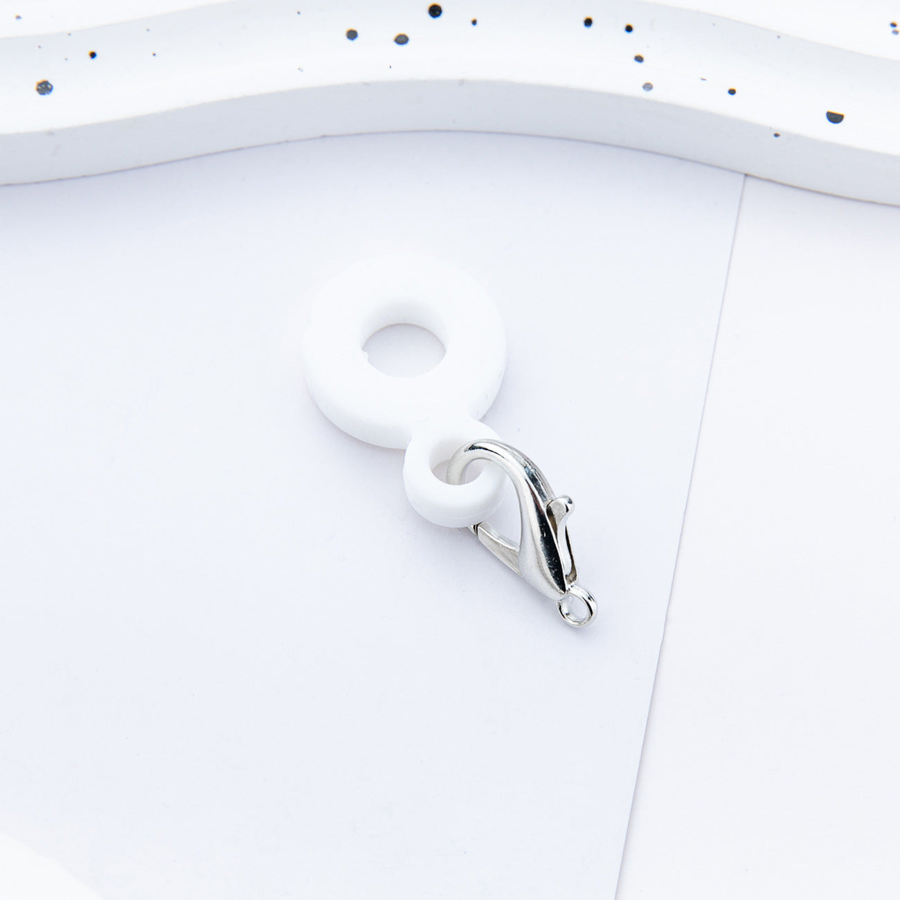 Wholesale Creative DIY silicone straw pendant suitable for 8mm-10mm water cup straw silicone pendant factory direct sales