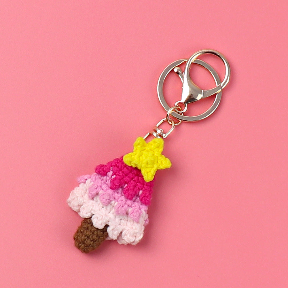 Wholesale Handmade Crochet Wool Butterfly Keychain