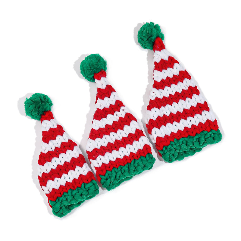 Wholesale Christmas Hats Hand Knitted Woolen Hats