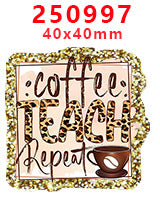 Wholesale Random 30pcs Western style leopard print letter cartoon Acrylic Flatback