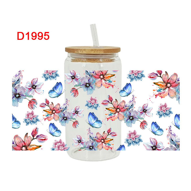 Wholesale 16oz Heat Transfer Printing Cup Sticker