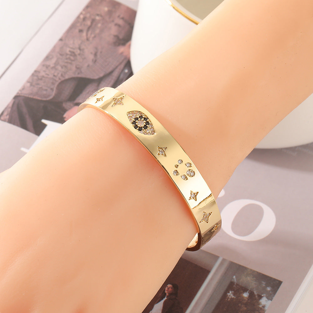 Wholesale Wide Version Devil Eye Opening Bracelet