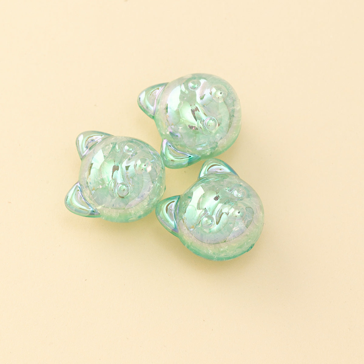 Wholesale 200pcs ABS Cartoon Bear Beads