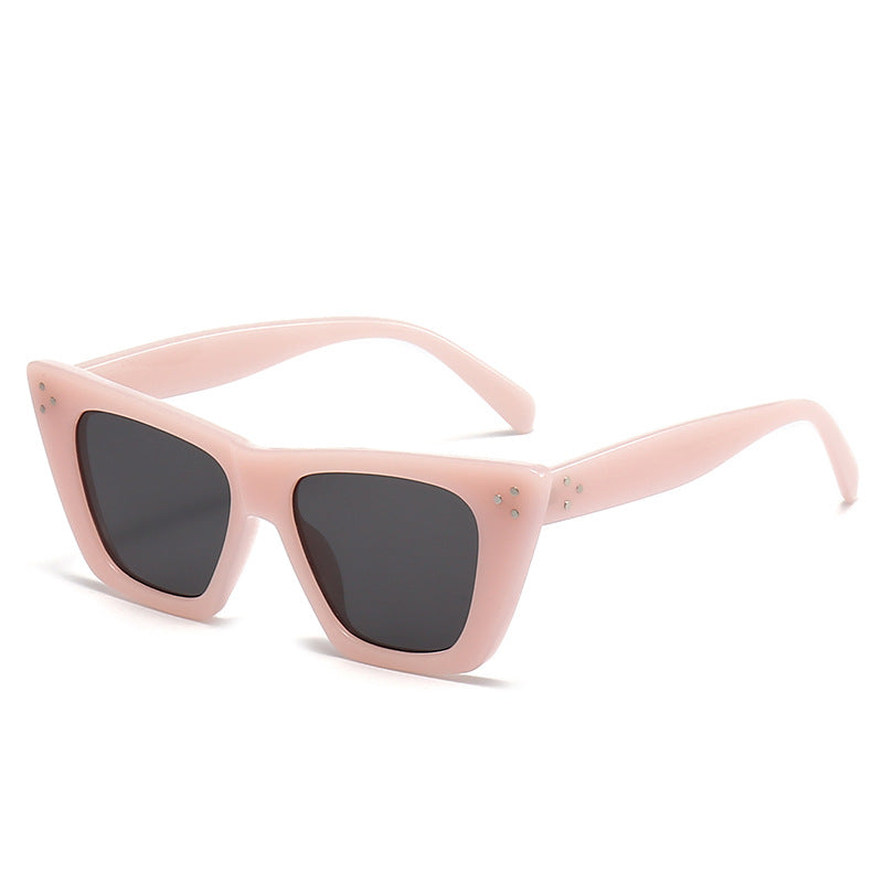 Wholesale Cat Eye Sunscreen Candy Color PC Sunglasses
