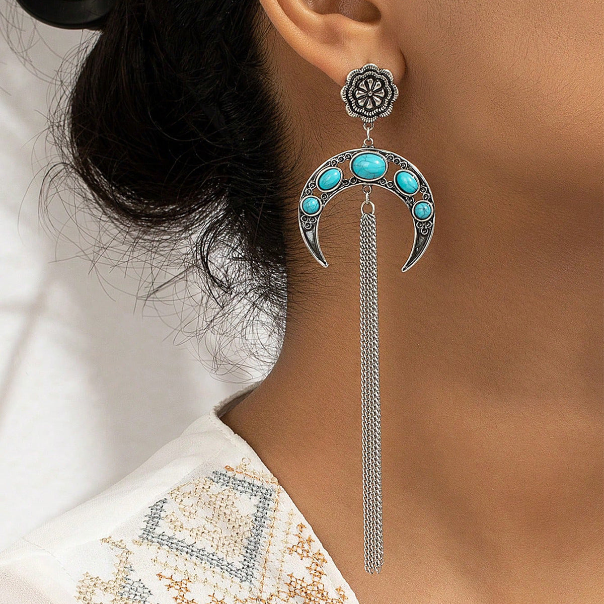 Wholesale Turquoise Western style Earrings