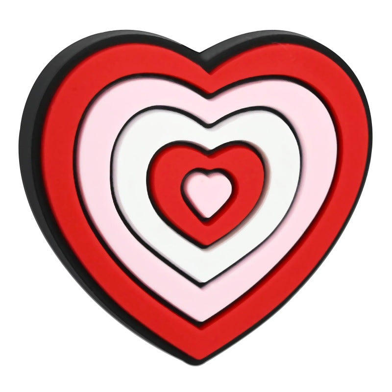 Wholesale  Random 100pcs/pack Valentine' s Day Beaded Series  Focal Beads