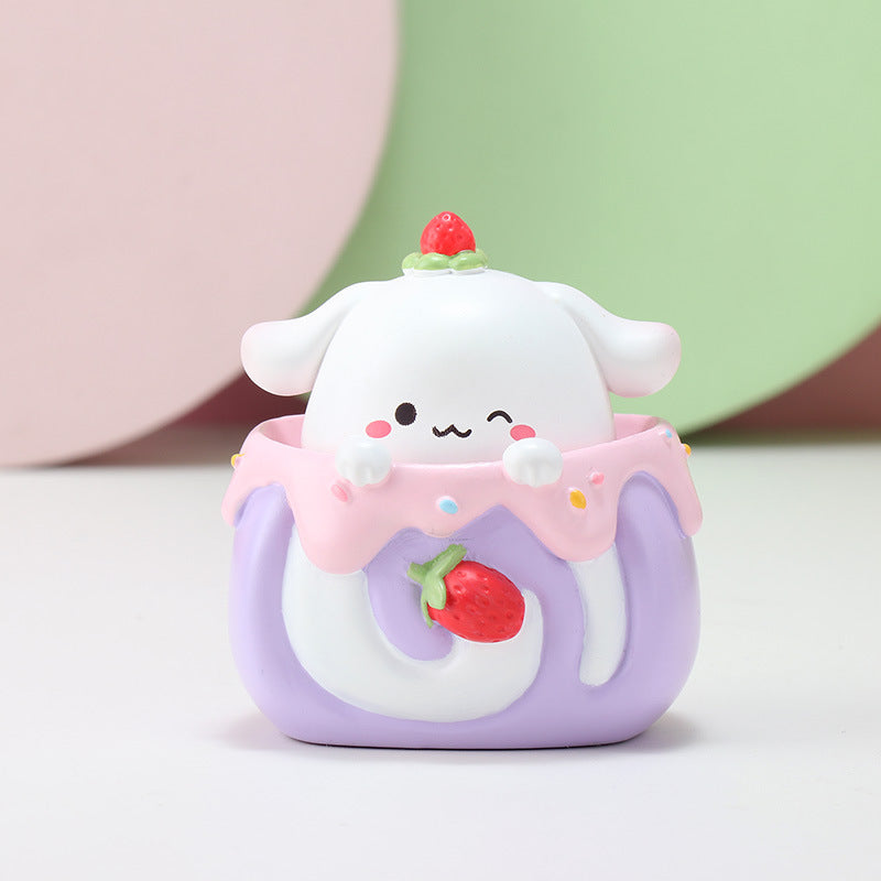 Wholesale of Piglet Shake Head Resin Doll Car Accessories