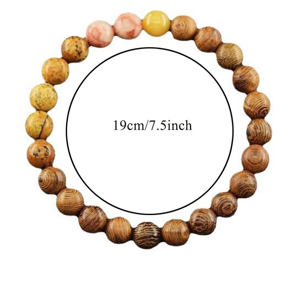 Wholesale Eight Planets Tiger Eye  Picture Stone   Bracelet