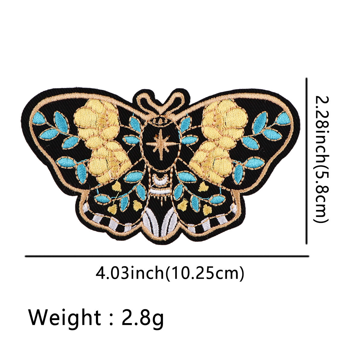 Wholesale Butterfly Cloth Patch Insect Embroider Patch Clothing Luggage Accessories