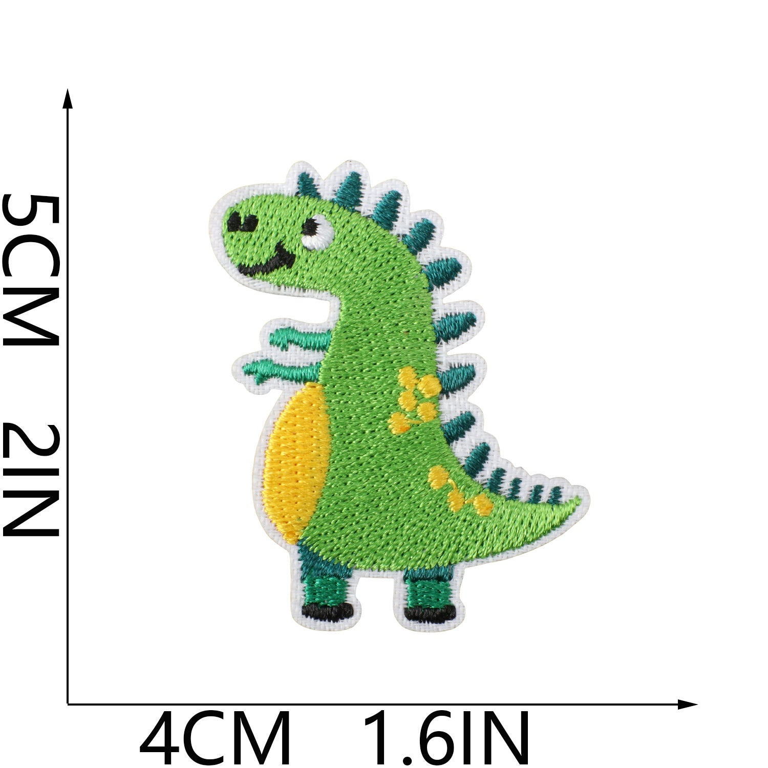 Wholesale Fashion Dinosaur Embroidered Iron On Patches For Kids Clothing Decorative Accent Gift
