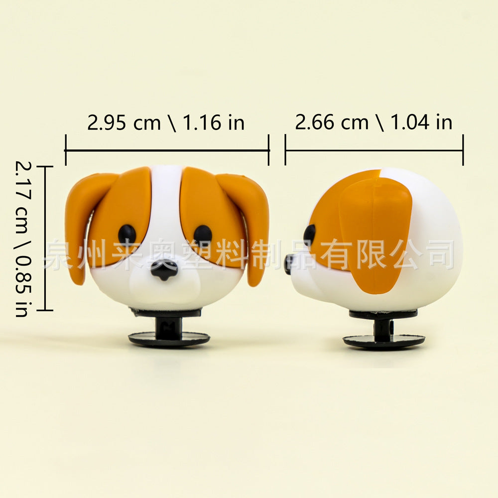 Wholesale 5pcs Cute cartoon animal garden 3D hole shoes decorative accessories