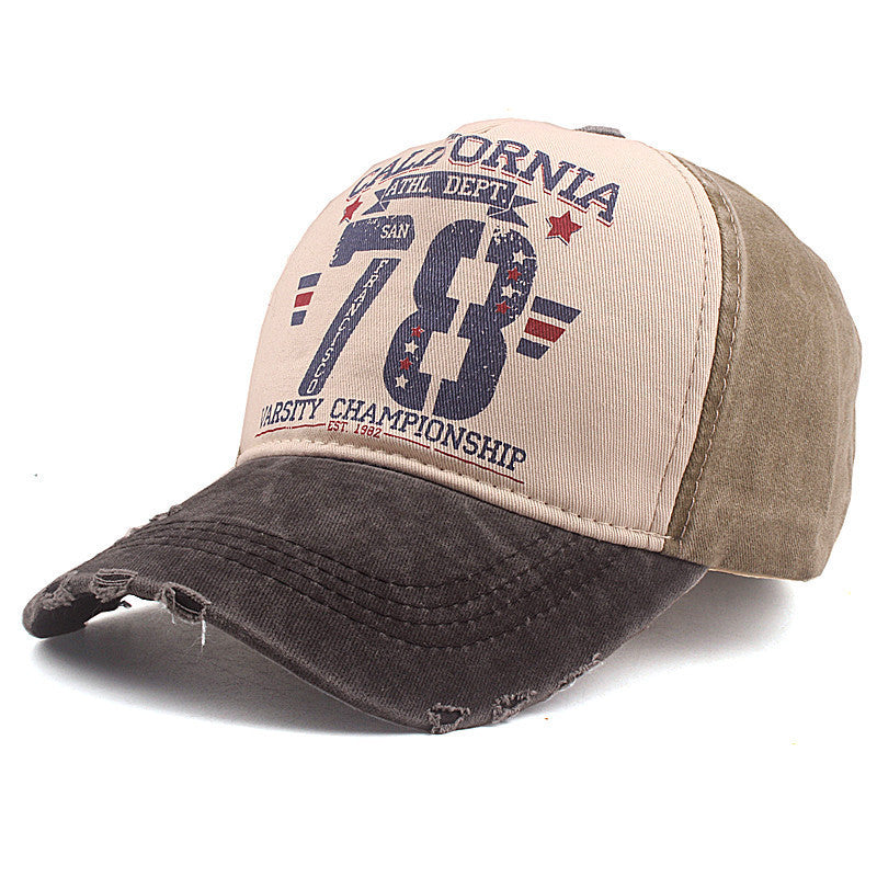 Wholesale Truck Baseball Cap Washed Coating Sunshade Casual Duck Tongue Baseball Cap Cotton Korean Hat