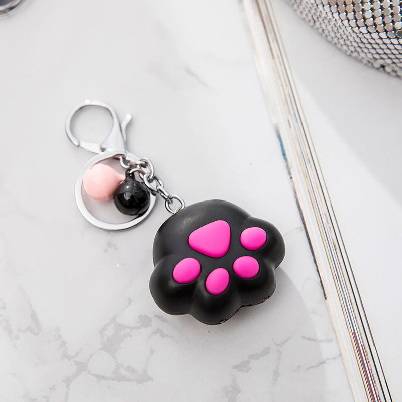 Llavero de Claw Glow Cat de Glow Cat de Sounding Glow de Sounding Glow de ABS iluminado