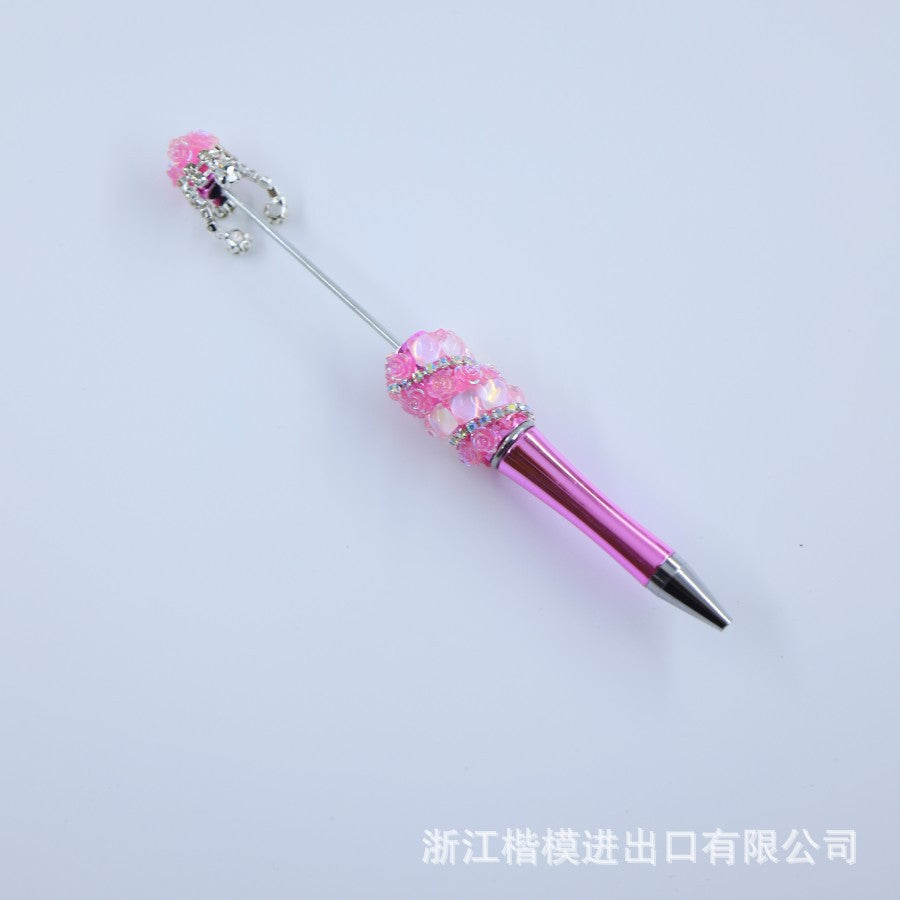 Wholesale Popular DIY Pearl Flower Beadable Pen
