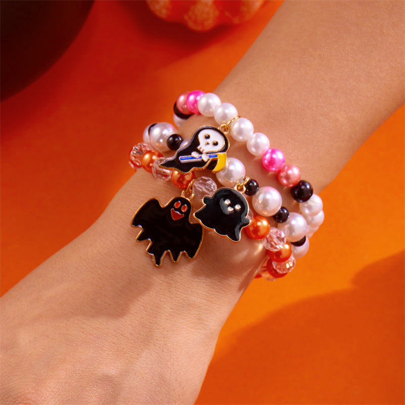 Wholesale women' s  pumpkin ghost bracelet