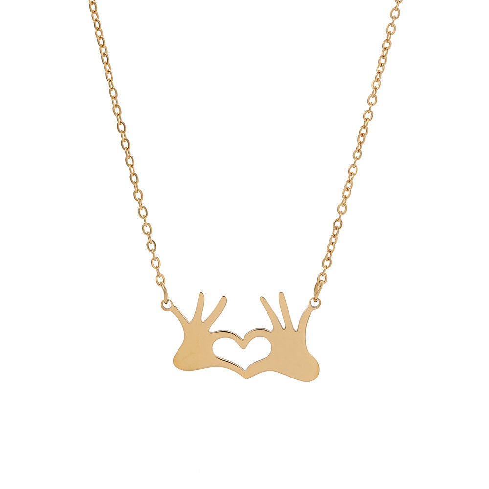 Wholesale Mother's Day Mother and Child Stainless Steel Necklaces