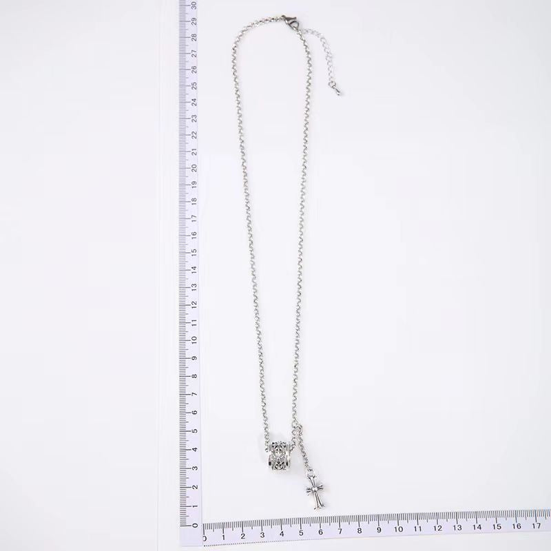 Wholesale Cross Ring Pendant Clavicle Necklace