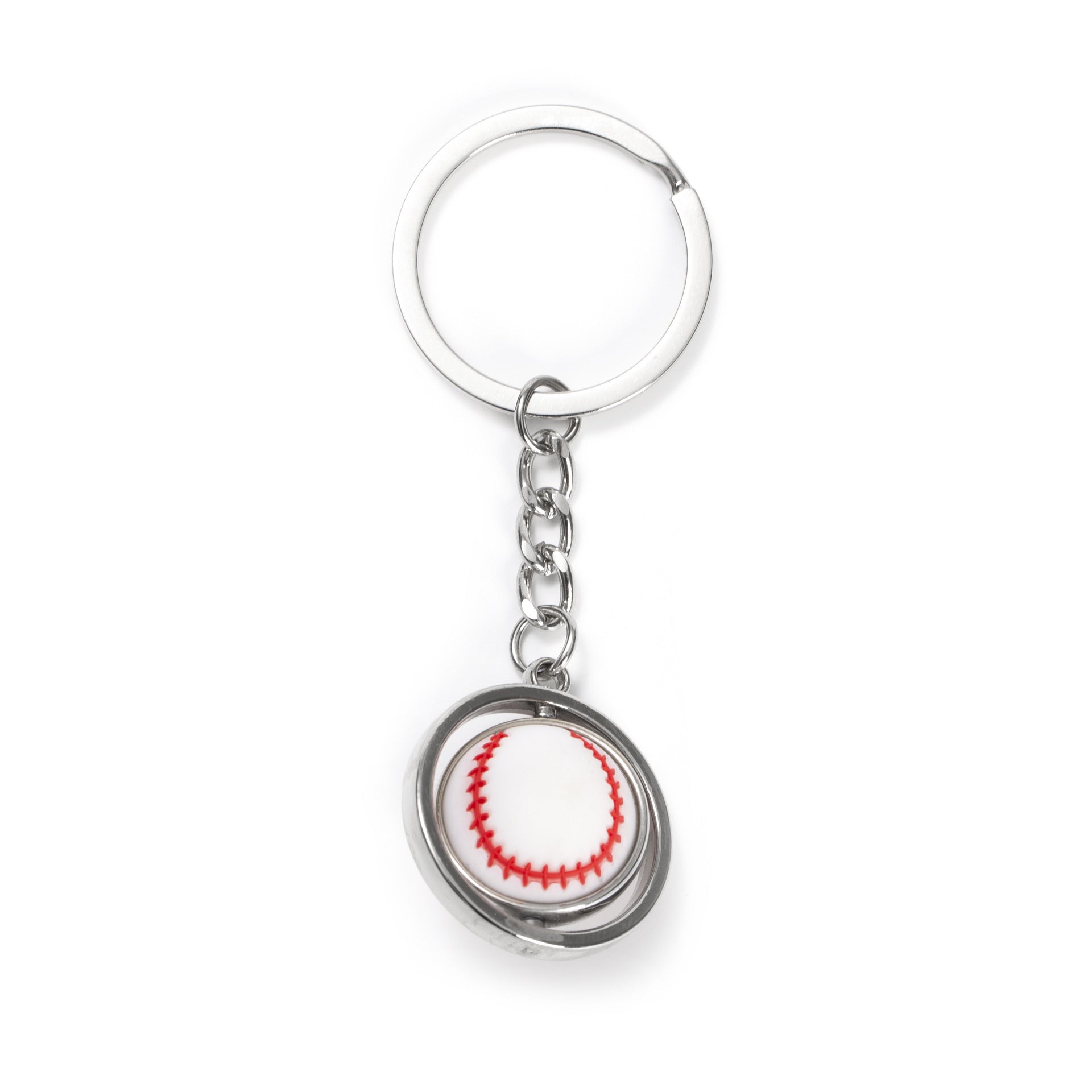 Wholesale Spinning Small Basketball Alloy Keychains