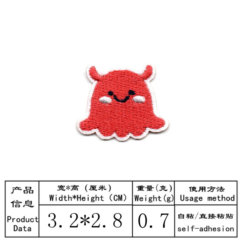 Wholesale cartoon animal embroidery DIY Patches