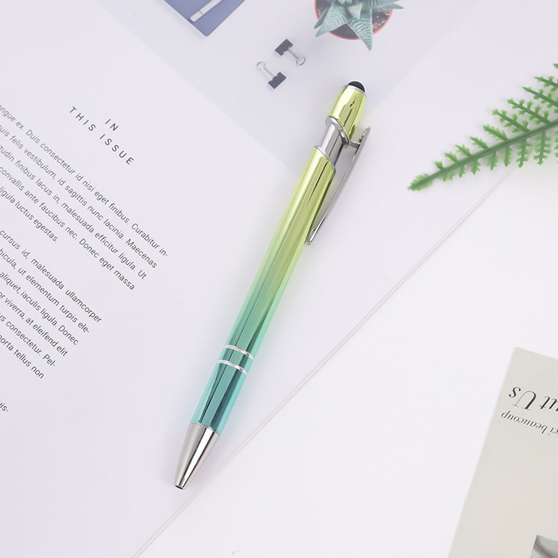 Wholesale Creative Touch Screen Gradient Color Metal Ballpoint Pen