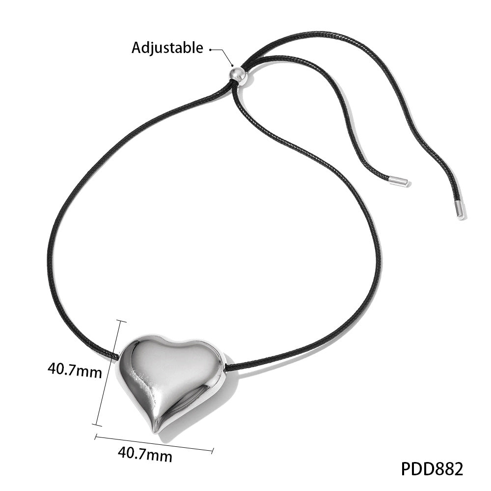 Wholesale of Large Love Stainless Steel Necklaces