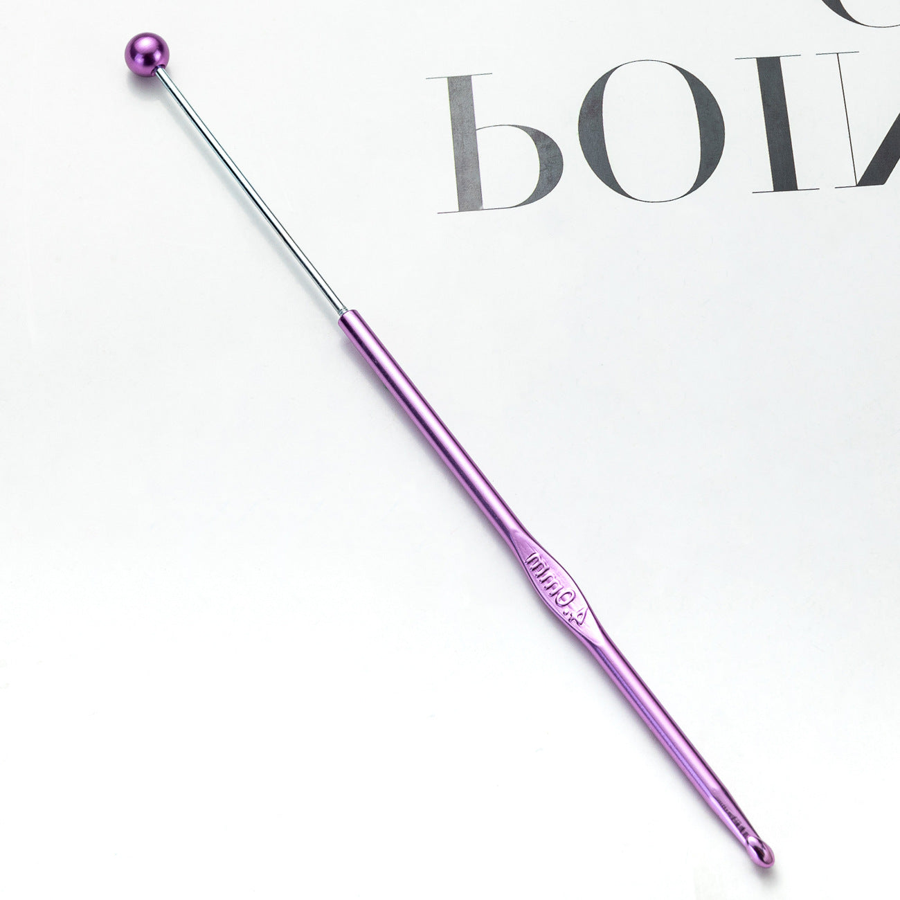 Wholesale 3mm 4mm 5mm 6mm DIY Bead Single Head Knitted Sweater Yarn Crochet Hook