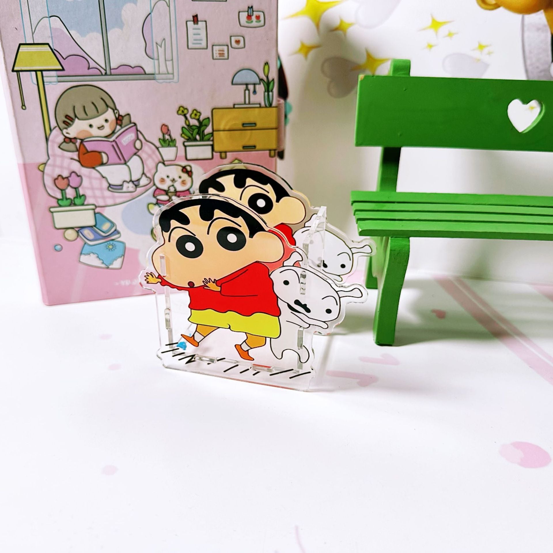 Wholesale  Creative Cute Cartoon Acrylic Pen Holder OLY Exclusive